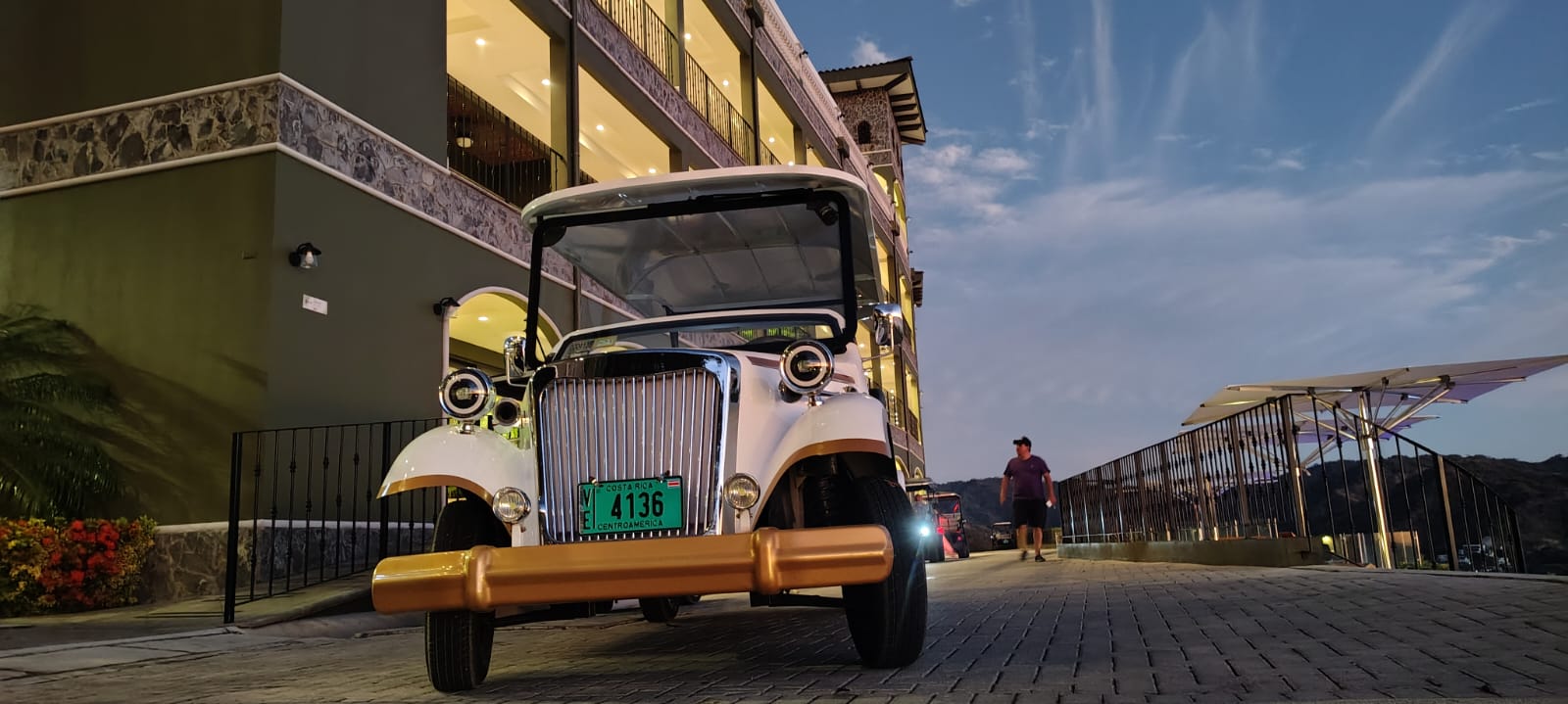 Luxury vintage golf cart